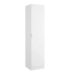 Garnero Arredamenti Armadio 41x184h cm con barra appendiabiti legno bianco Juan Bianco Opaco Online