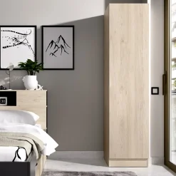 Garnero Arredamenti Armadio 41x184h cm con barra appendiabiti legno Juan Rovere Best