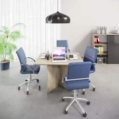 Garnero Arredamenti Arredo ufficio completo moderno rovere antracite lucido Time 5 New