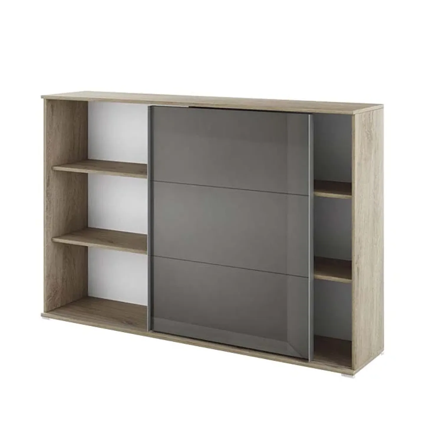 Garnero Arredamenti Arredo ufficio completo moderno rovere antracite lucido Time 7 Outlet