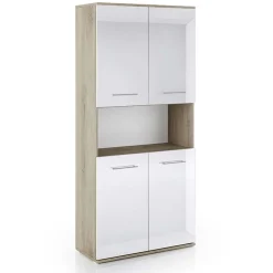 Garnero Arredamenti Arredo ufficio completo moderno rovere antracite lucido Time 13 Hot