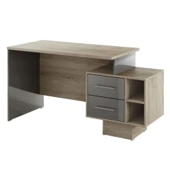 Garnero Arredamenti Arredo ufficio completo moderno rovere antracite lucido Time 9 New