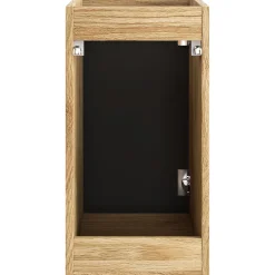 Garnero Arredamenti Base bagno sospesa 30x60h cm 1 anta nero rovere Swim Nero - Rovere Discount