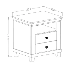Garnero Arredamenti Camera completa matrimoniale moderna verde quercia con specchio Texel New