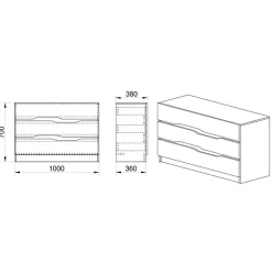 Garnero Arredamenti Camera completa matrimoniale moderna rovere grafite Ravenna New