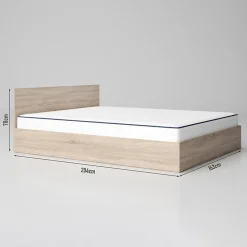 Garnero Arredamenti Camera da letto completa matrimoniale rovere bianco opaco Vieste