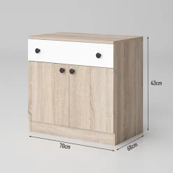 Garnero Arredamenti Camera da letto completa matrimoniale rovere bianco opaco Vieste