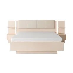 Garnero Arredamenti Camera da letto completa matrimoniale moderna beige Jolly Best