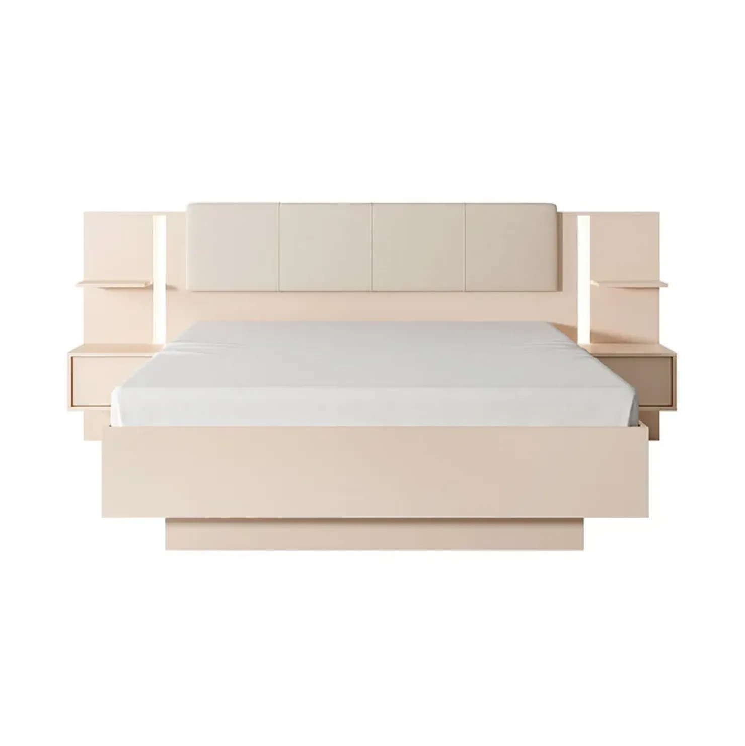 Garnero Arredamenti Camera da letto completa matrimoniale moderna beige Jolly Best