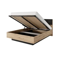 Garnero Arredamenti Camera da letto completa matrimoniale moderna rovere antracite Rubik Hot