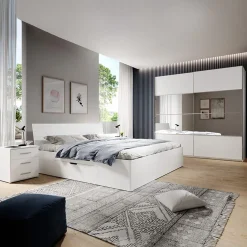 Garnero Arredamenti Camera da letto completa moderna bianca Pascal Gihome® New