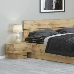 Garnero Arredamenti Camera da letto completa matrimoniale moderna quercia Tamika Online