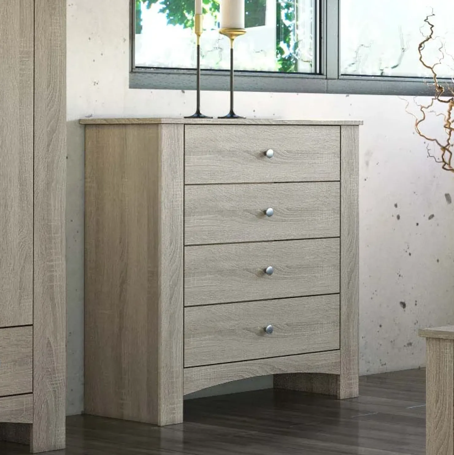 Garnero Arredamenti Camera da letto completa matrimoniale rovere sonoma Londra Online