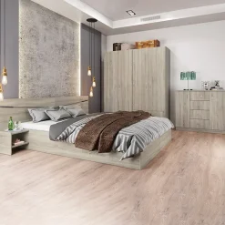 Garnero Arredamenti Camera da letto moderna completa matrimoniale sonoma Camilla 2 Rovere New