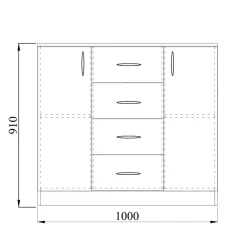 Garnero Arredamenti Camera da letto moderna completa matrimoniale sonoma Camilla 2 Rovere New