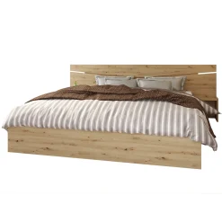 Garnero Arredamenti Camera da letto moderna completa matrimoniale Camilla 2 Rovere Rustico Hot