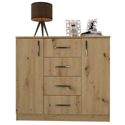 Garnero Arredamenti Camera da letto moderna completa matrimoniale Camilla 2 Rovere Rustico Hot