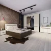 Garnero Arredamenti Camera da letto moderna completa matrimoniale noce champagne Brasilia