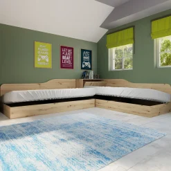 Garnero Arredamenti Camera doppio letto completa design Caronte Rovere Rustico Online