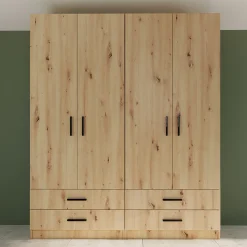 Garnero Arredamenti Camera doppio letto completa design Caronte Rovere Rustico Online