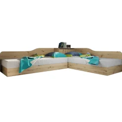 Garnero Arredamenti Camera doppio letto completa design Caronte Rovere Rustico Online