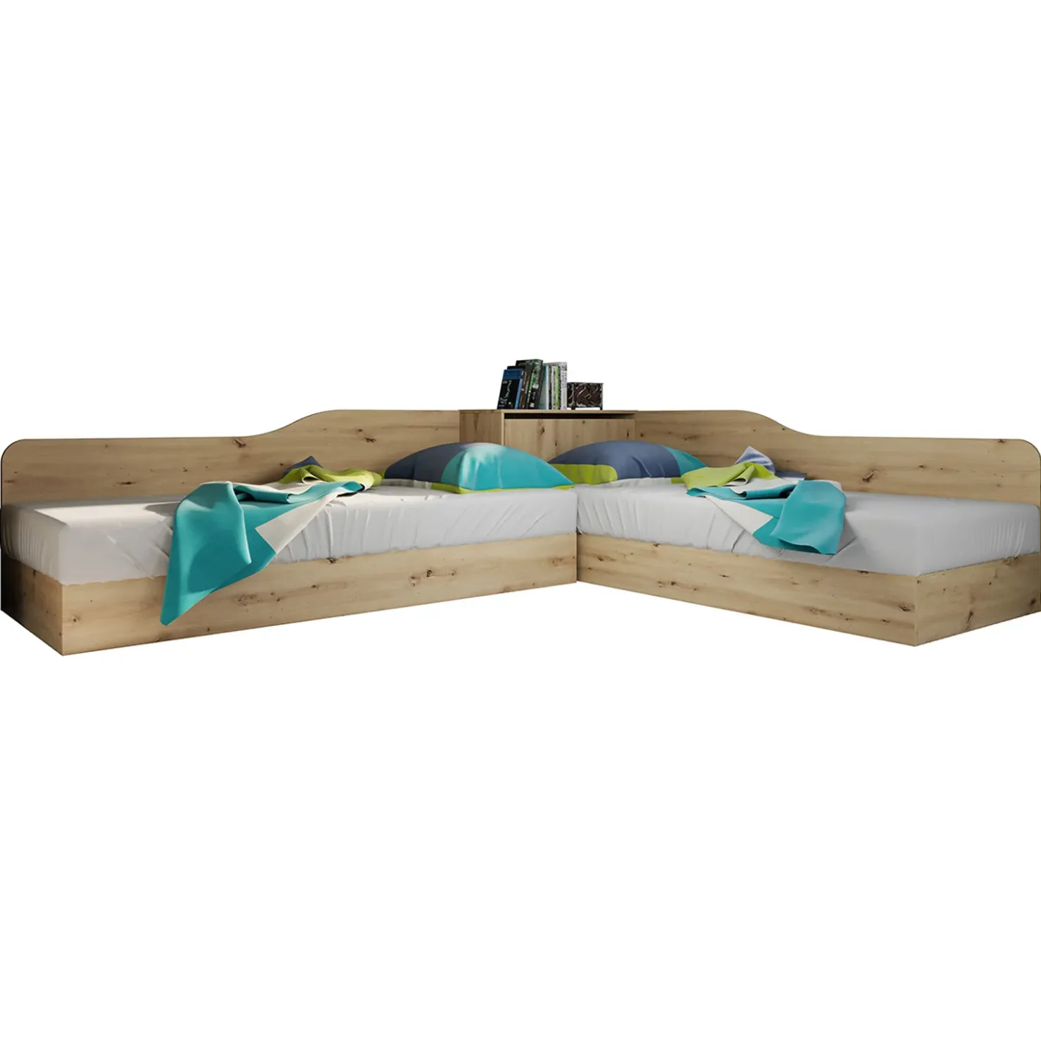 Garnero Arredamenti Camera doppio letto completa design Caronte Rovere Rustico Online