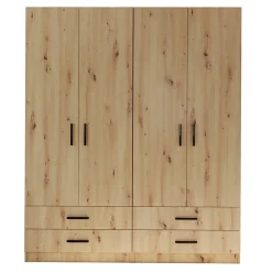 Garnero Arredamenti Camera doppio letto completa design Caronte Rovere Rustico Online