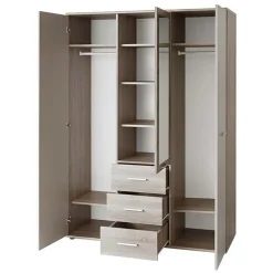 Garnero Arredamenti Cameretta bambini 1 letto singolo quercia sonoma bianco opaco Ciak 2