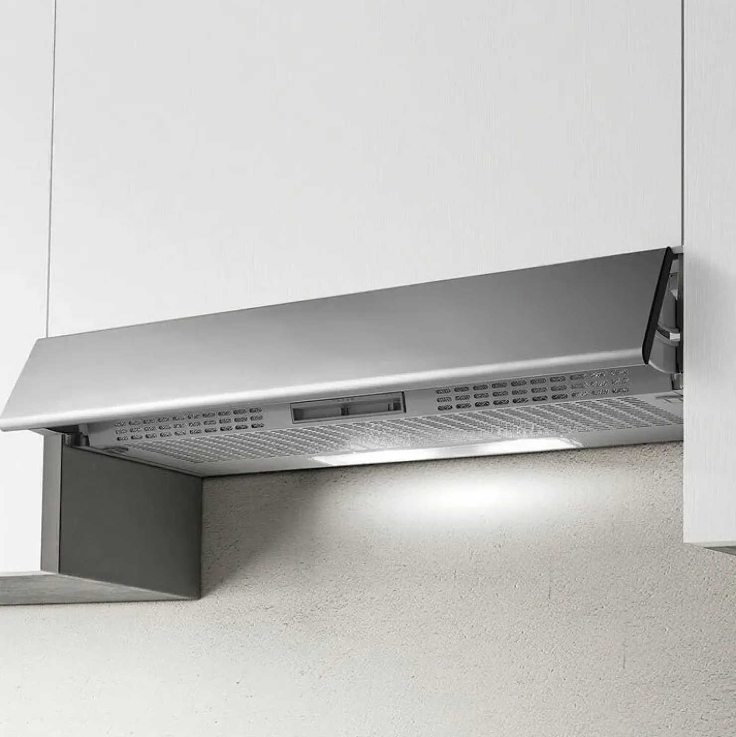 Garnero Arredamenti Cappa 60cm aspirante da cucina estraibile da incasso inox Elica Hot