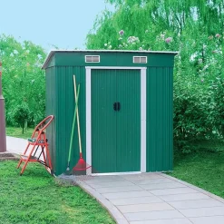 Garnero Arredamenti Casetta box da esterno per attrezzi 194x182cm verde Franco Hot