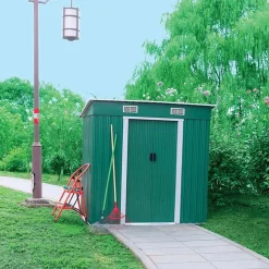 Garnero Arredamenti Casetta box da esterno per attrezzi 194x182cm verde Franco Hot