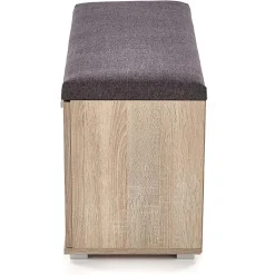 Garnero Arredamenti Cassapanca scarpiera 70x45h cm da ingresso moderna rovere Viki New