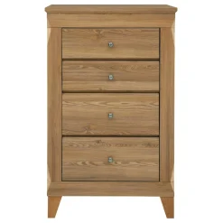 Garnero Arredamenti Cassettiera 72x116h cm 4 cassetti rovere scuro Lucca Hot