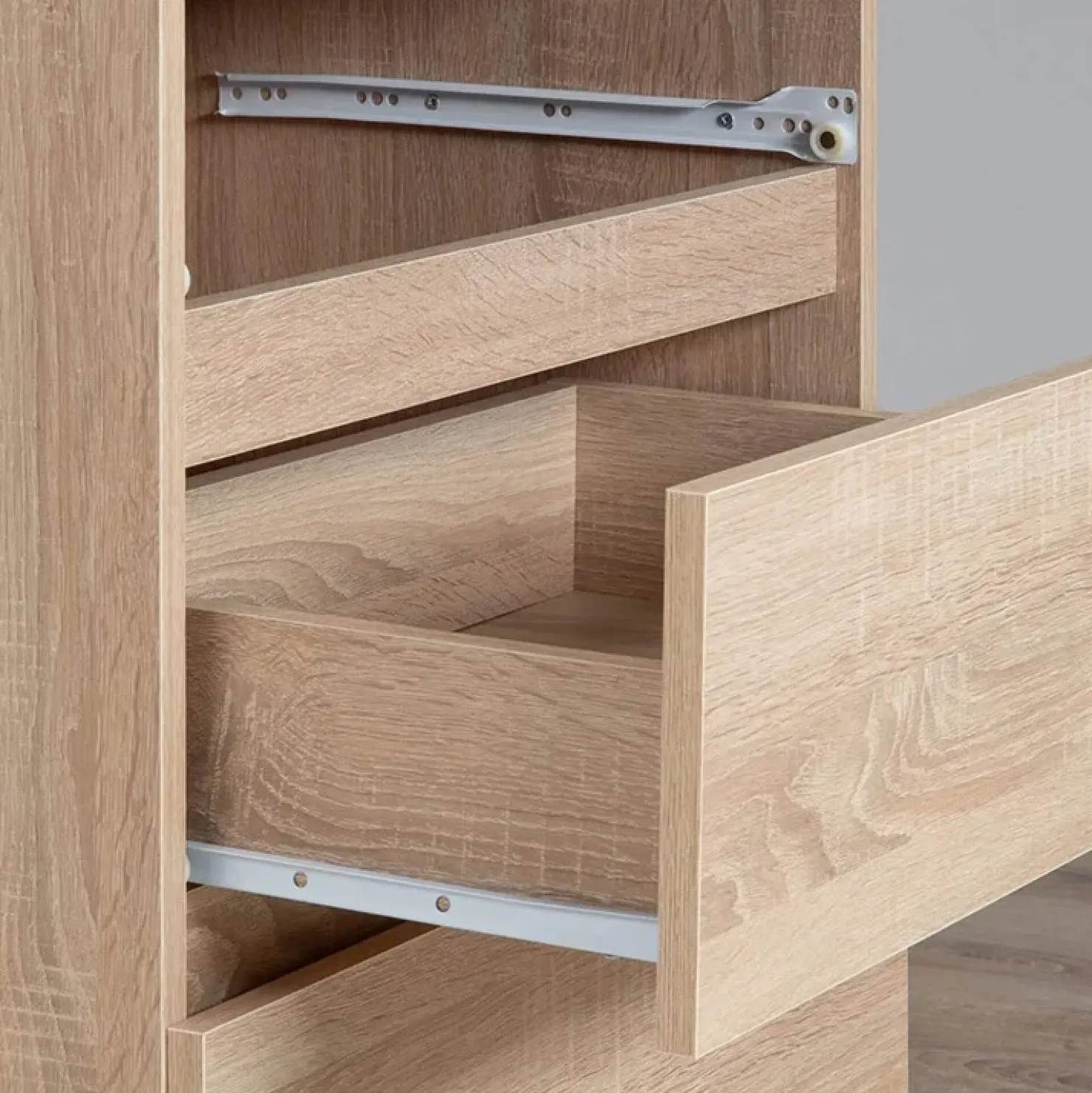 Garnero Arredamenti Cassettiera 160x120h cm moderna 10 cassetti Living Rovere Best