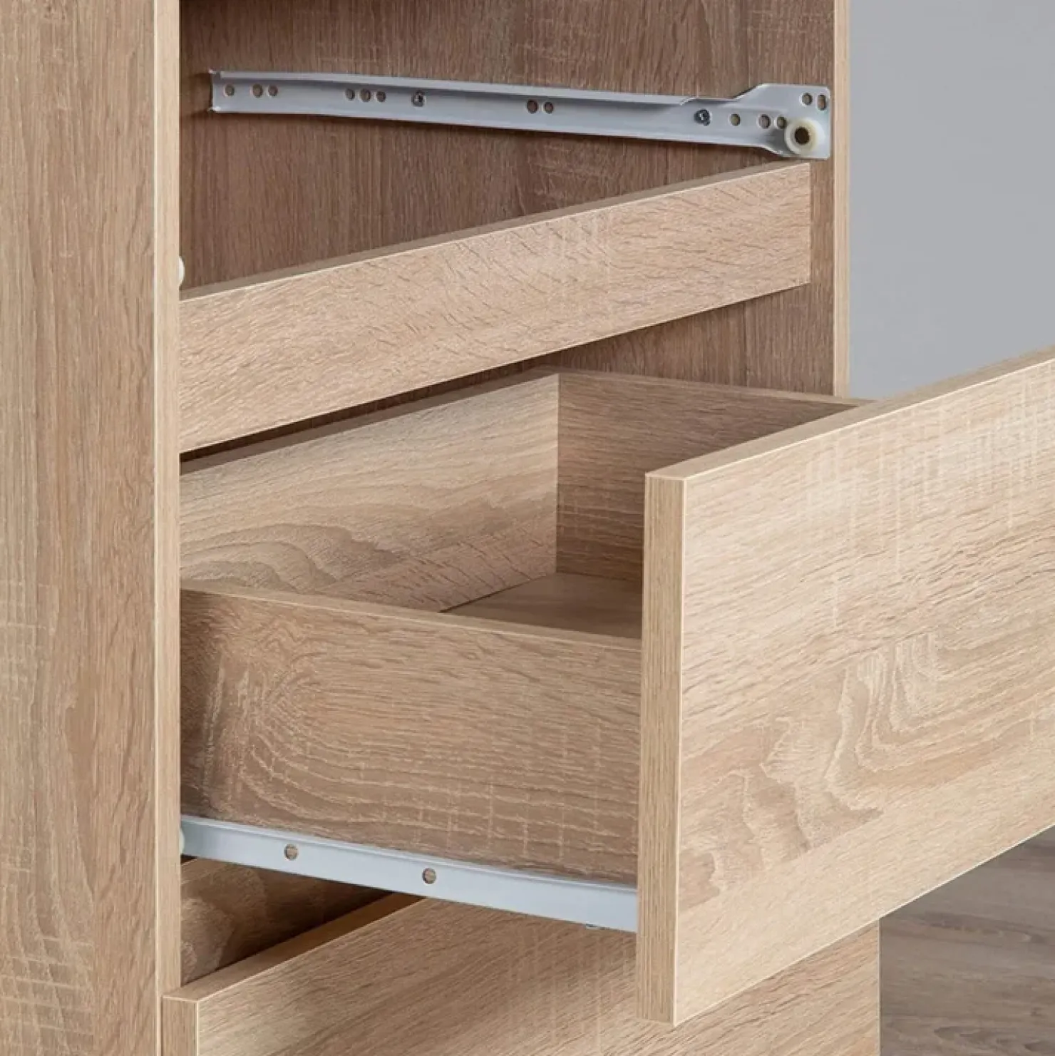 Garnero Arredamenti Cassettiera 120x100h cm moderna 8 cassetti Living Rovere Outlet