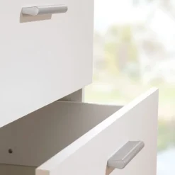 Garnero Arredamenti Cassettiera 70x82h cm moderna 4 cassetti bianco opaco Debby Gihome® Hot