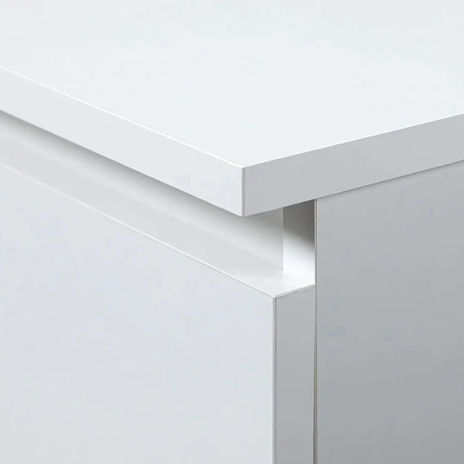 Garnero Arredamenti Cassettiera 160x77h cm moderna 6 cassetti bianco Living Bianco Opaco New