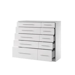 Garnero Arredamenti Cassettiera 103x95h cm moderna Dogliani Bianco Frassinato Hot