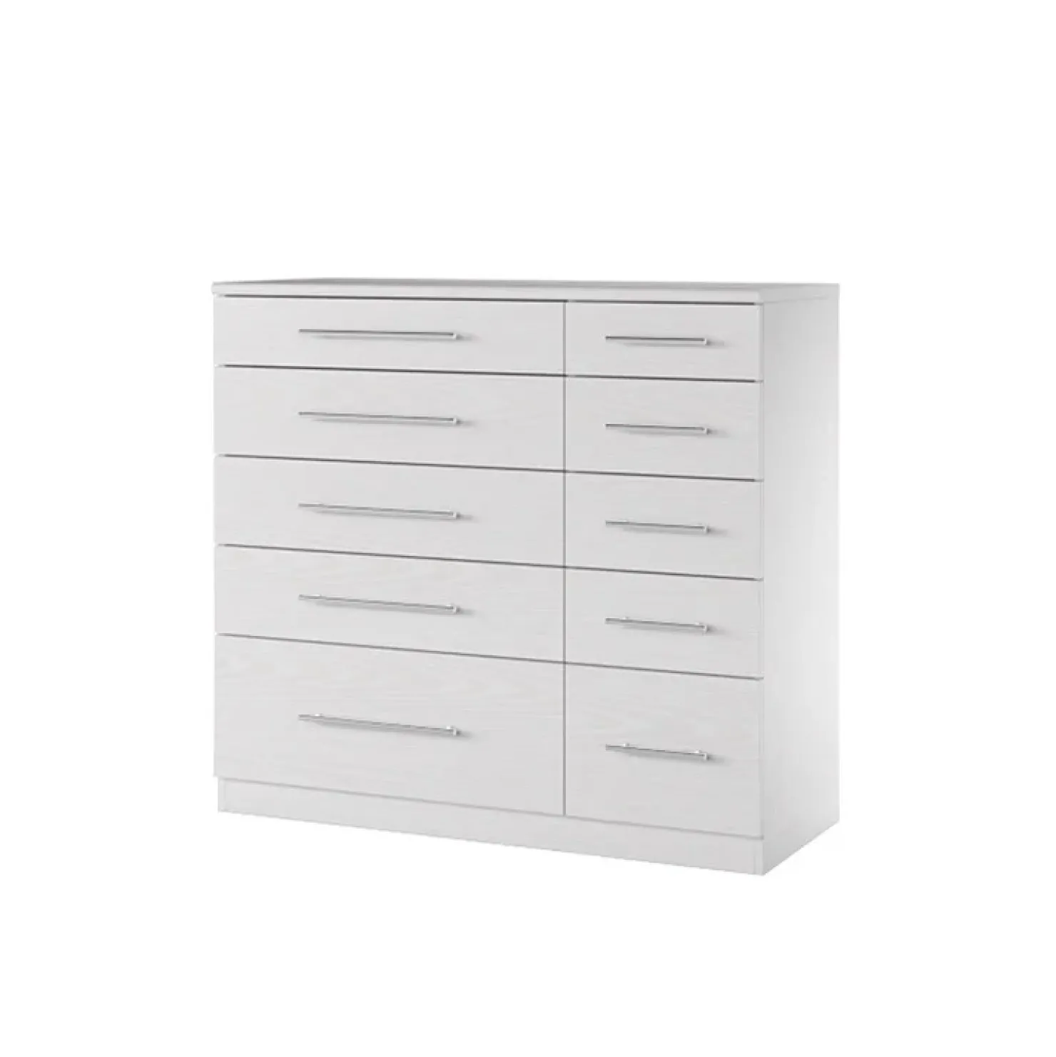 Garnero Arredamenti Cassettiera 103x95h cm moderna Dogliani Bianco Frassinato Hot