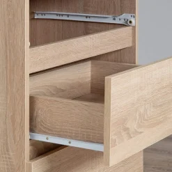 Garnero Arredamenti Cassettiera 140x120h cm moderna 10 cassetti Living Rovere New