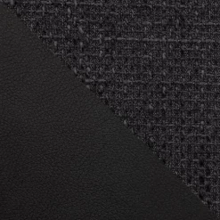 Garnero Arredamenti Chaise longue design 180cm imbottita in tessuto nero Marty Tessuto Ecopelle e Lawa Nero Clearance