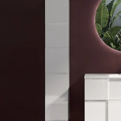Garnero Arredamenti Colonna 1 anta 25x138h cm per bagno bianco lucido Toronto Hot