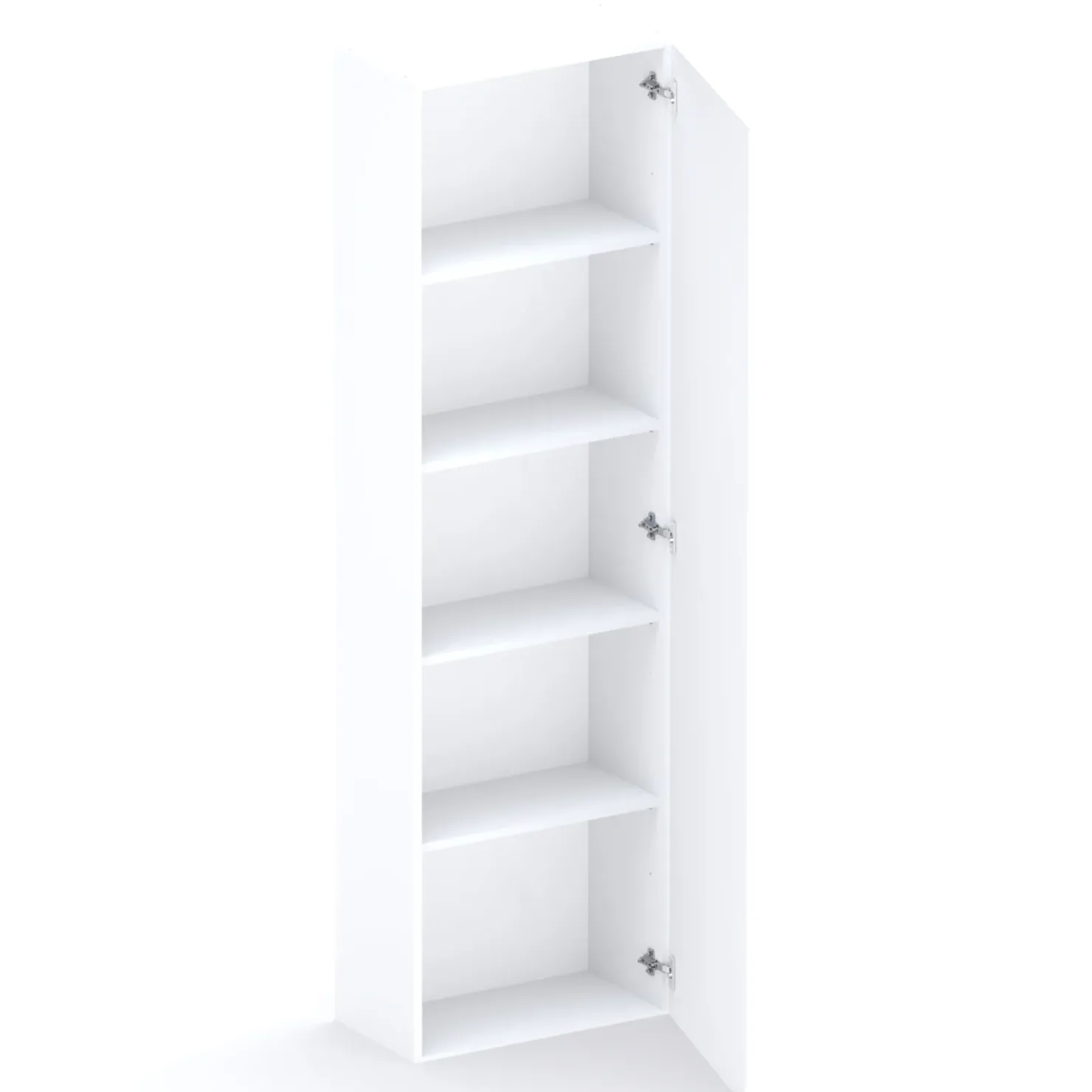 Garnero Arredamenti Colonna a terra 55x186h cm 1 anta reversibile Sunset Bianco Lucido