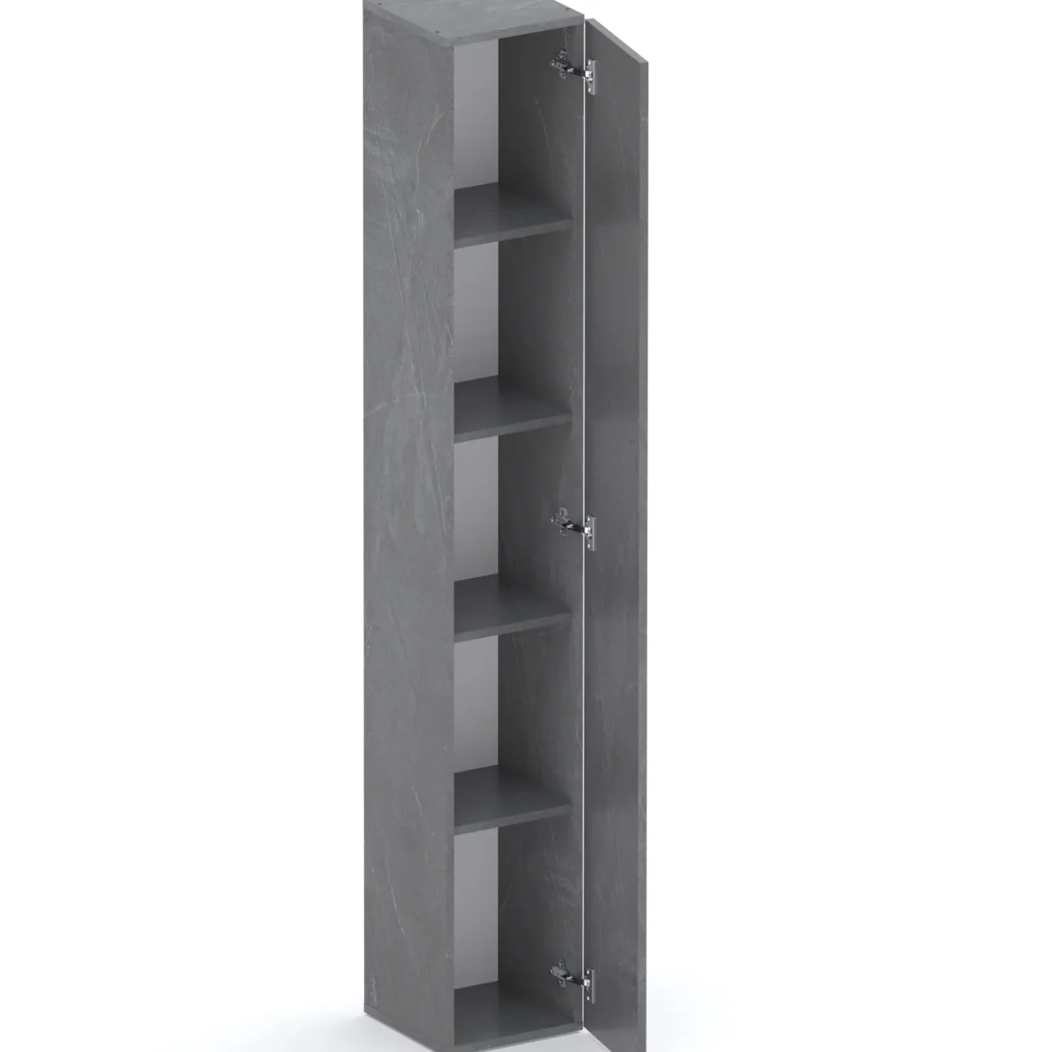 Garnero Arredamenti Colonna a terra 28x186h cm 1 anta reversibile multiuso Sunset Antracite New