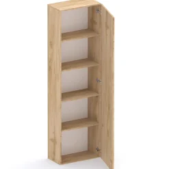 Garnero Arredamenti Colonna a terra 55x186h cm 1 anta reversibile chiaro Sunset Rovere Best