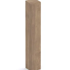 Garnero Arredamenti Colonna a terra 28x186h cm 1 anta reversibile multiuso rovere scuro Sunset Noce Online