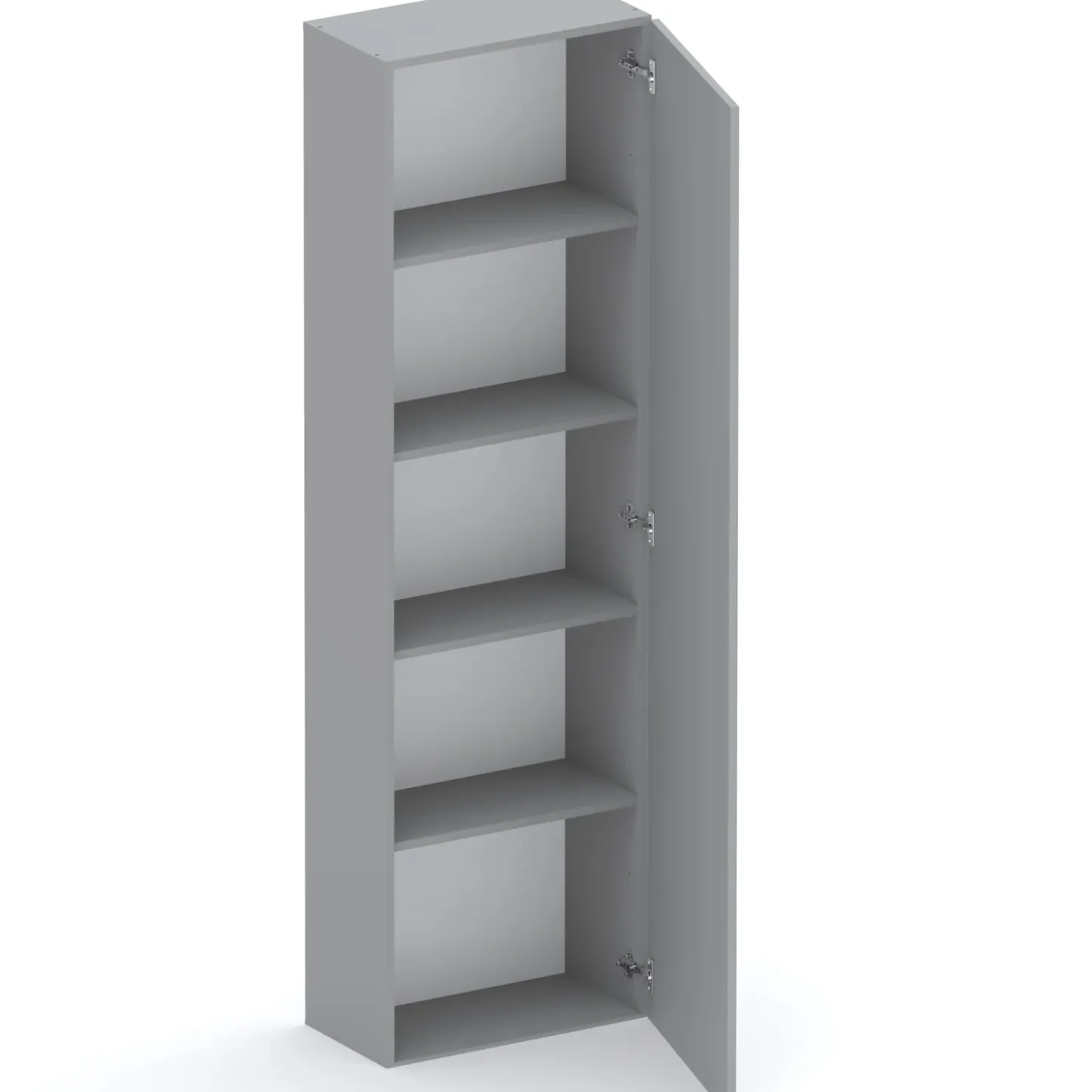 Garnero Arredamenti Colonna a terra 55x186h cm 1 anta reversibile Sunset Grigio scuro Hot