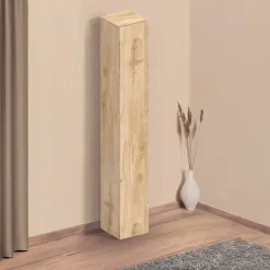 Garnero Arredamenti Colonna a terra 28x186h cm 1 anta reversibile multiuso chiaro Sunset Rovere Discount