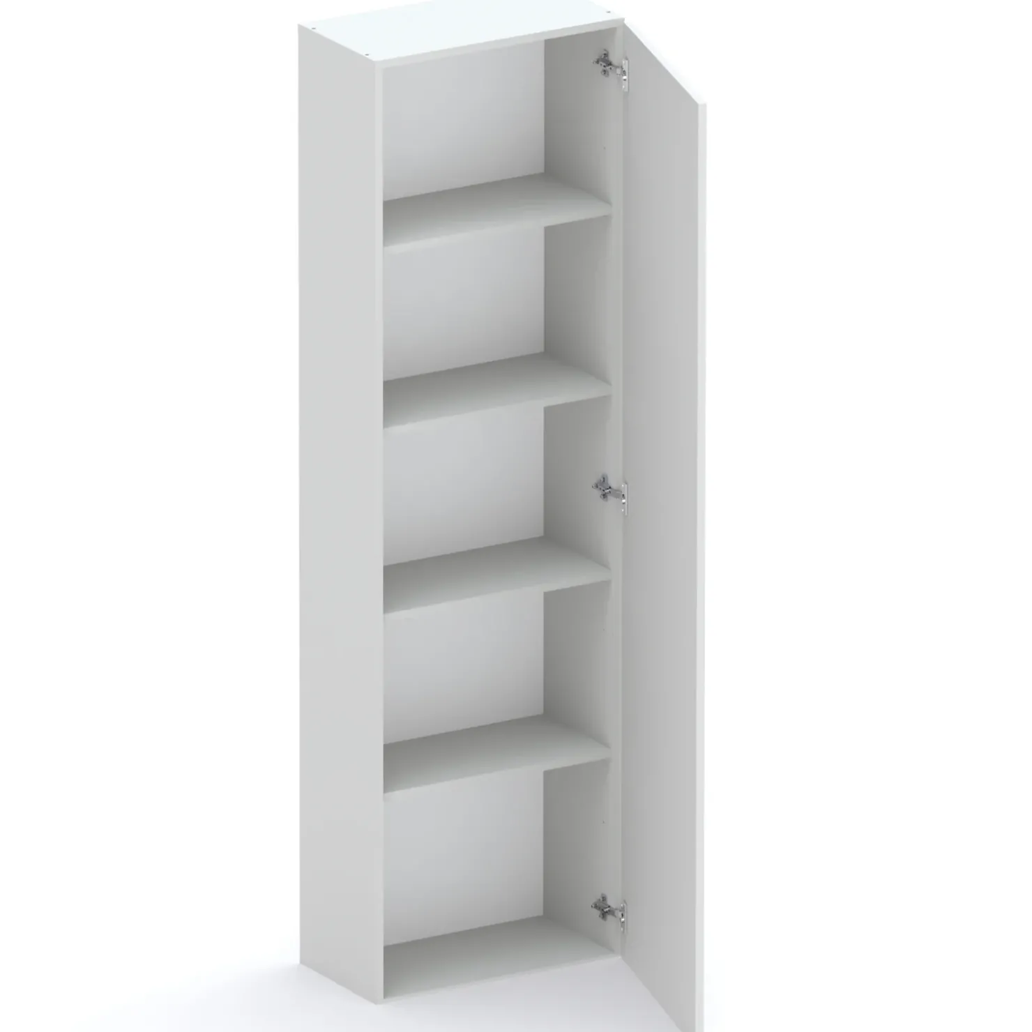 Garnero Arredamenti Colonna a terra 55x186h cm 1 anta reversibile Sunset Grigio chiaro Hot