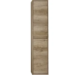 Garnero Arredamenti Colonna bagno sospesa 30x140h cm moderna rovere chiaro Eveline Online